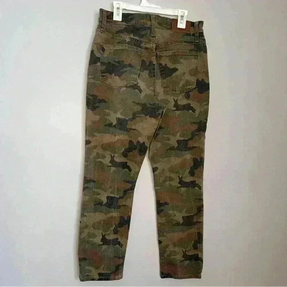 Madewell High Rise Slim Boyjean, Camouflage Pattern, Size 27, EUC - Picture 3 of 6